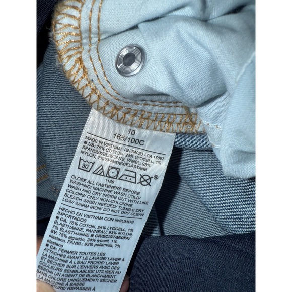 NWT Old Navy Maternity Sz 10 Wide Leg Jeans - Picture 4 of 6